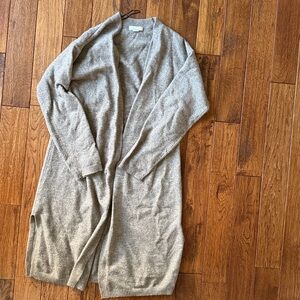 H&M Tan Long Cardigan